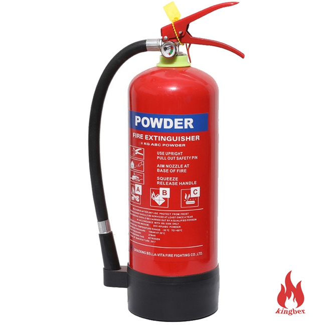4kg 干粉灭火器-4kg dry powder fire extinguisher