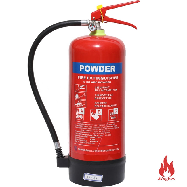 6kg 干粉灭火器-6kg dry powder fire extinguisher